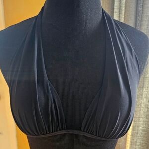 Victoria's Secret, Women's Size Small, Black, Bikini Haltar Top